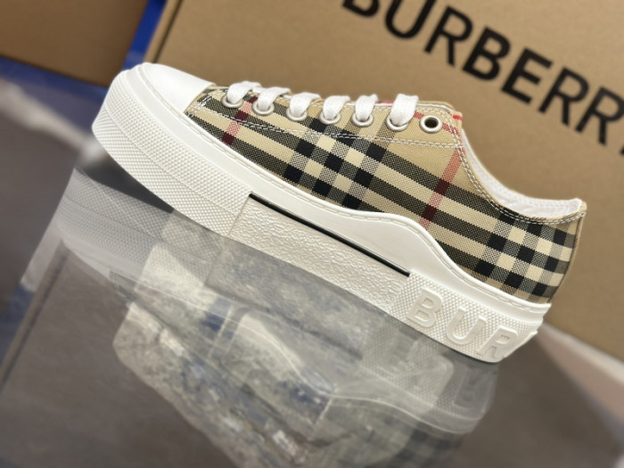 Bur*erry Vintage Check Cotton Sneakers