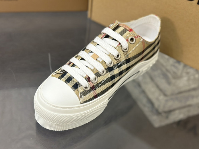 Bur*erry Vintage Check Cotton Sneakers