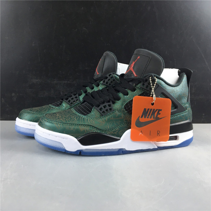 air jordan 4 green laser aj4-1043515