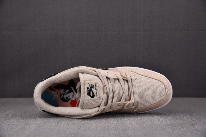 nike sb dunk low albino & preto fd2627-200