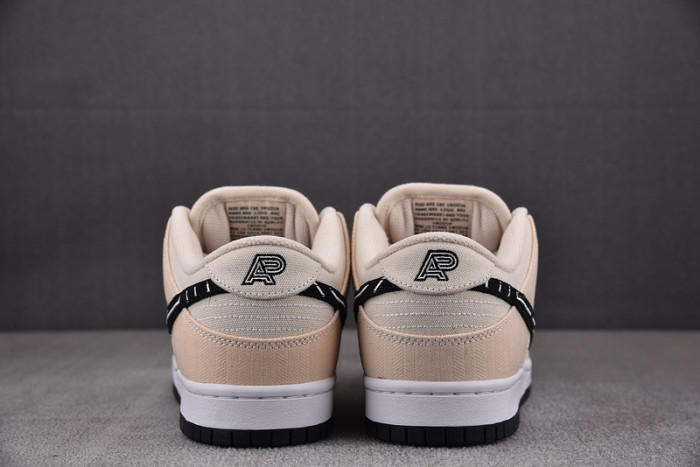 nike sb dunk low albino & preto fd2627-200