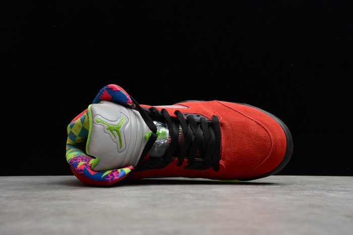 air jordan 5 raging bull 2021 red suede dd0587-600