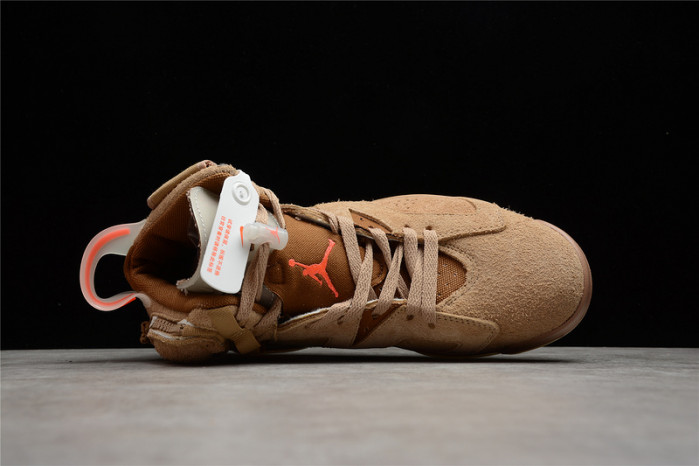 travis scott x air jordan 6 “british khaki ” dh0690-200