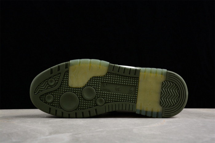 OW Out Of Office OOO Low Tops White Khaki OMIA189S23LEA0015901