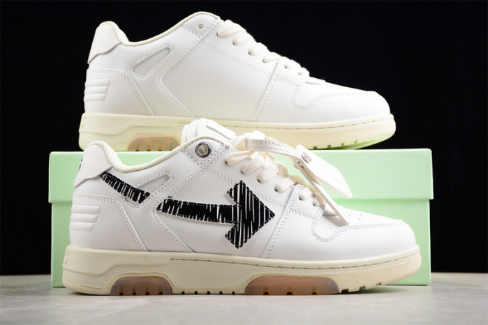 OFW OOO Low Tops White Black SS21 OMIA189S21LEA0030110