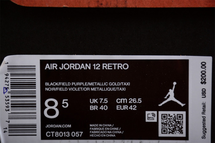 air jordan 12 “field purple” ct8013-057