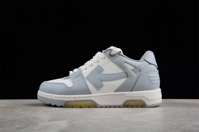 OFW Out Of Office "OOO" Low Tops Grey White OMIA189S22LEA0010109