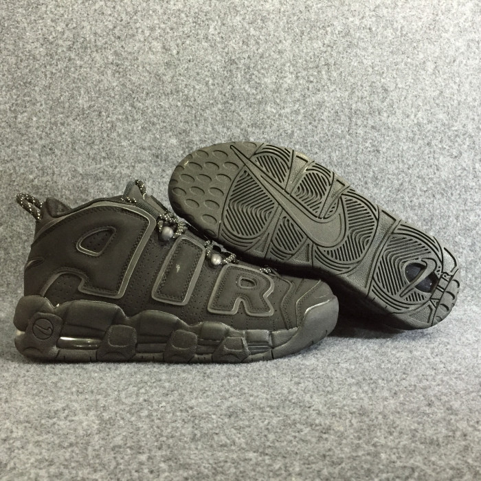 nike air more uptempo black white 414962-002
