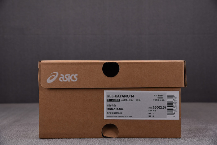 As*ic*s gel-kayano 14 white pure silver 1201a019-104