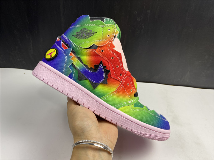 air jordan 1 retro high og "j balvin" multi-color dc1786-125