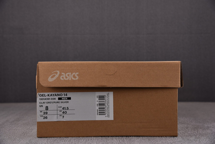 As*ic*s gel-kayano 14 clay grey pure silver 1201a161-026