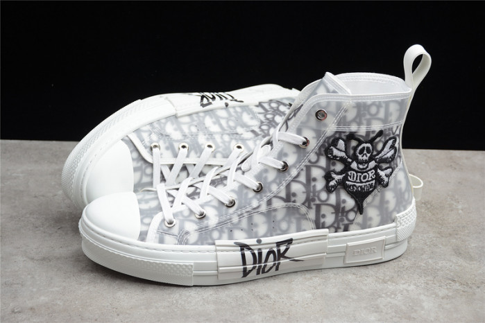 b23 oblique high top sneakers white t004801-1070