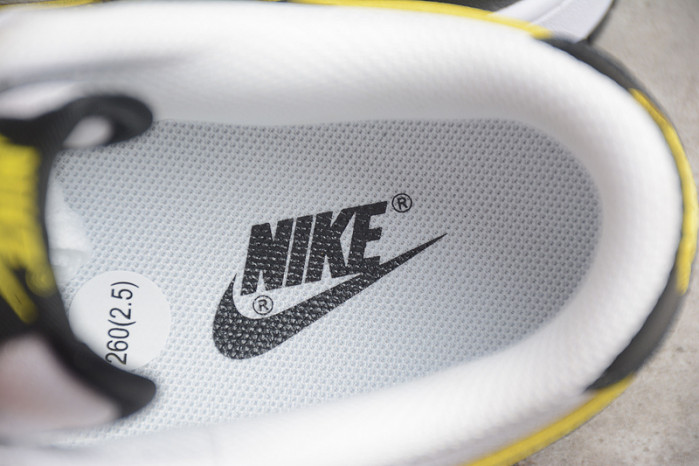 nike dunk low black yellow fq2431-001