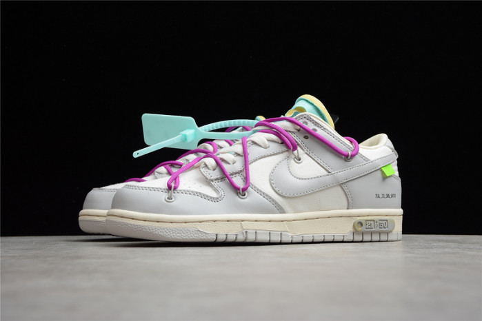 nike dunk low ofw lot 21 dm1602-100