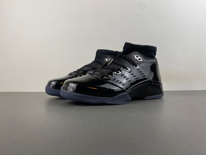 Air Jordan 17 Low Black Patent IV7640-001