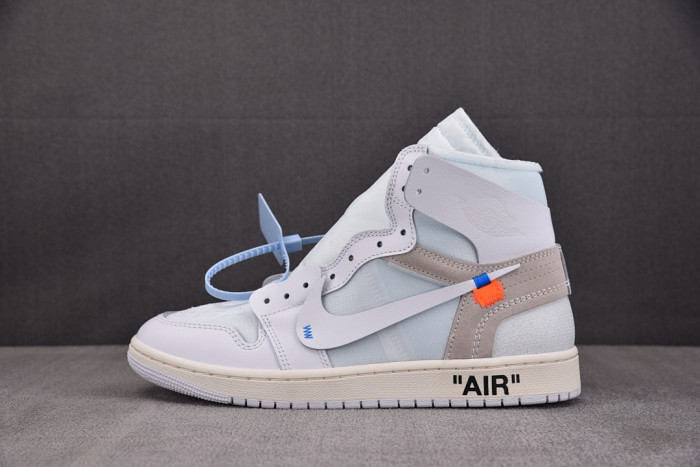 Air Jordan 1 Retro High Virgil Abloh Archive Alaska AA3834-100