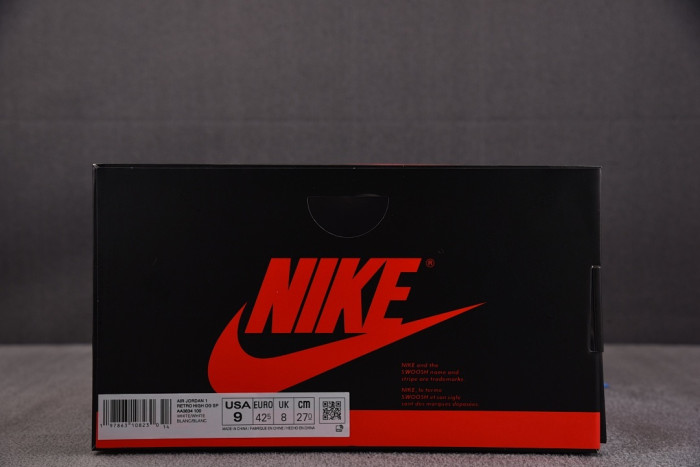 Air Jordan 1 Retro High Virgil Abloh Archive Alaska AA3834-100