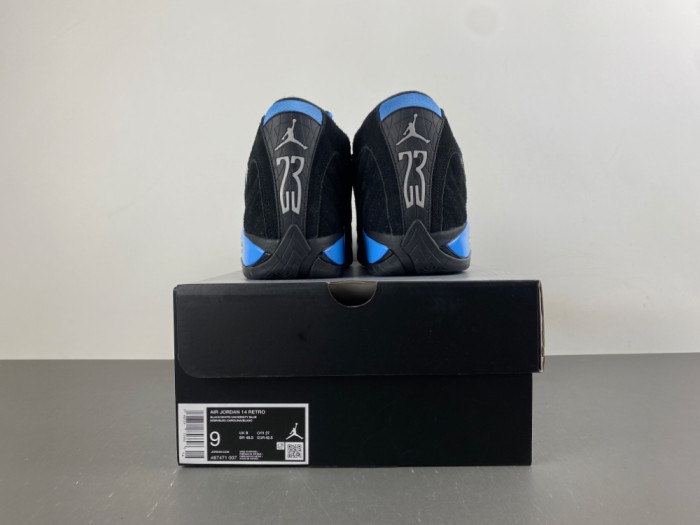 Air Jordan 14 “Black/University Blue” 487471-002