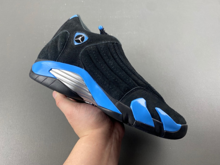 Air Jordan 14 “Black/University Blue” 487471-002