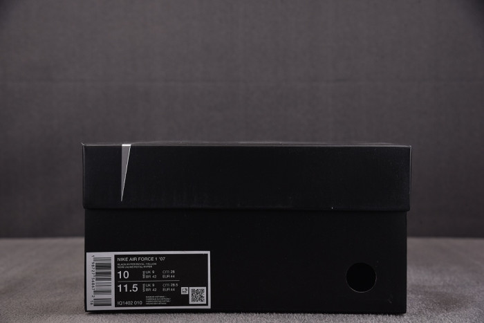 Nike Air Force 1 Low Syna Central Cee Black Optic Yellow (Friends & Family) IQ1402-010