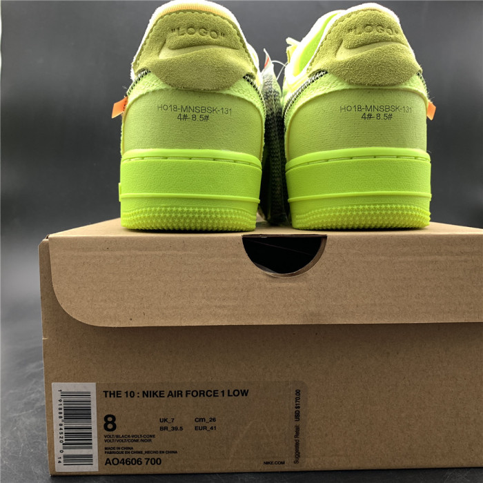 Nike Air Force 1 Low 0fw Volt AO4606-700