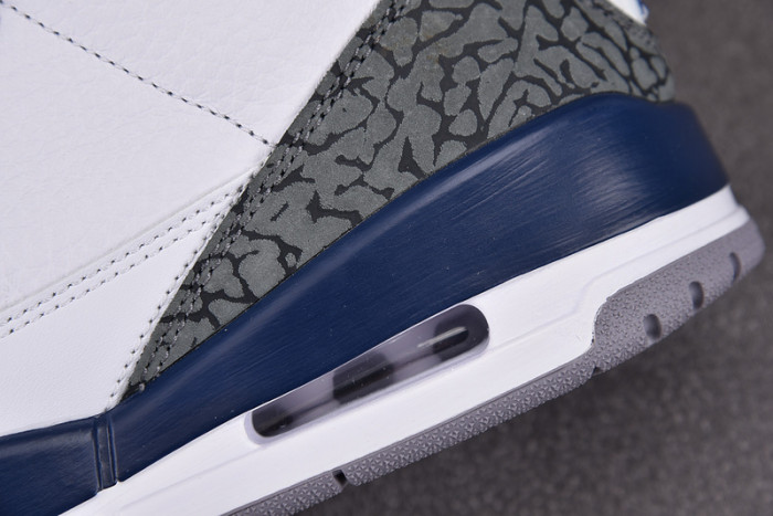 Air Jordan 3 White Midnight Navy CT8532-140