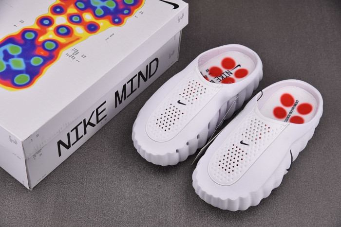 Nike Mind 001 Slide White Speed Red HQ4307-101