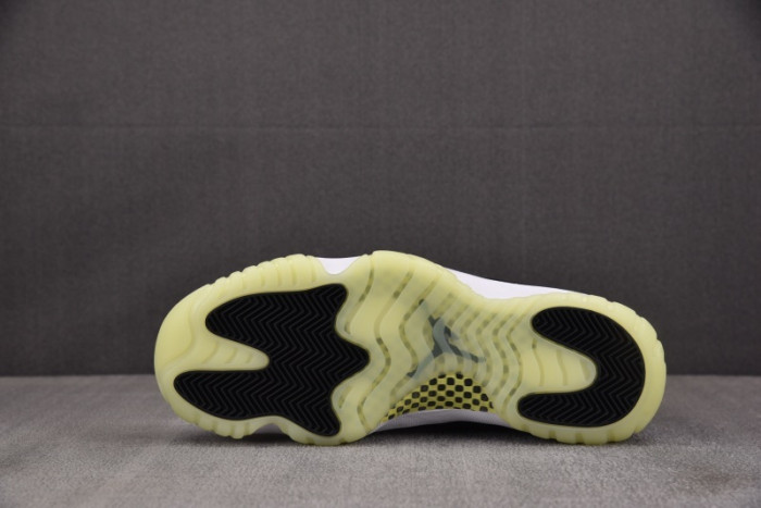 Air Jordan 11 Retro Black Barely Volt  IB1378-001