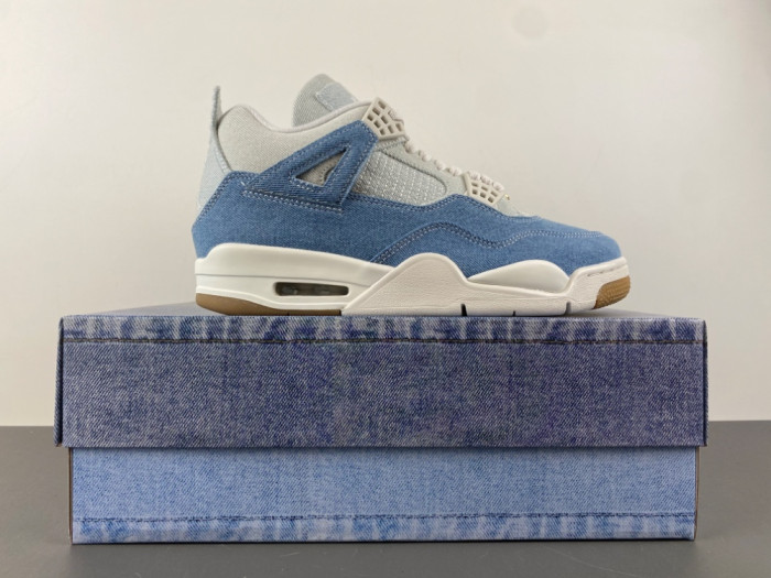 air jordan 4 retro tex De*1m worn blue (women