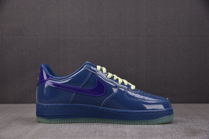 Nike Air Force 1 Low Patent Leather Mystic Navy Grape Ice IO4489-400