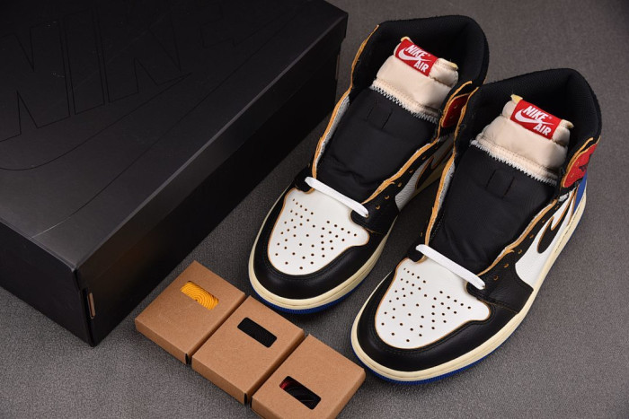 Air Jordan 1 Retro High OG SP Fragment x Union LA Varsity Red Sport Royal  IO7847-002