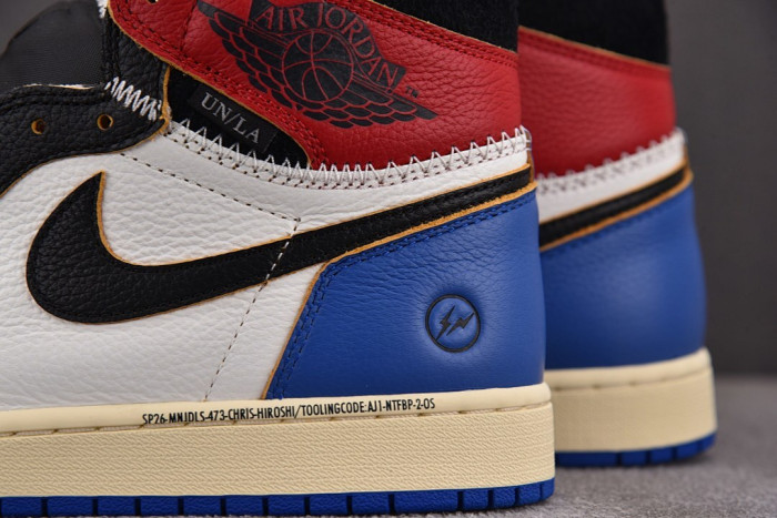 Air Jordan 1 Retro High OG SP Fragment x Union LA Varsity Red Sport Royal  IO7847-002