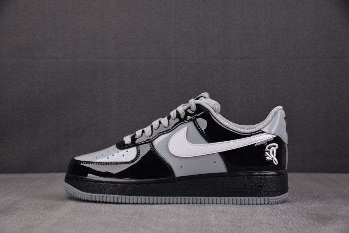 Nike Air Force 1 Low Syna Central Cee Black White Smoke Grey IO9974-010
