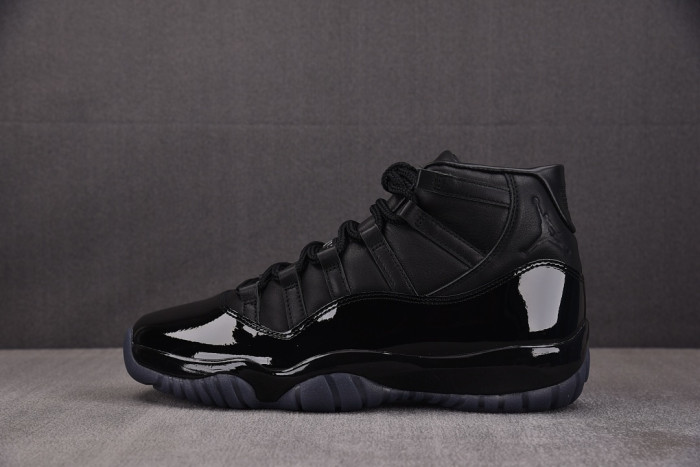 Comme des Garçons x Air Jordan 11 “Triple Black” IV7639-001