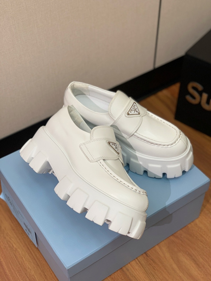 PRAD SNEAKER ( brushed leather )