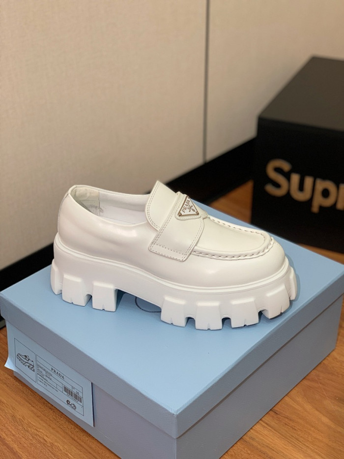 PRAD SNEAKER ( brushed leather )