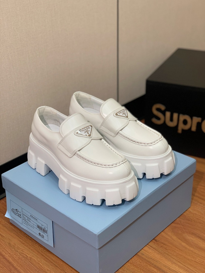 PRAD SNEAKER ( brushed leather )